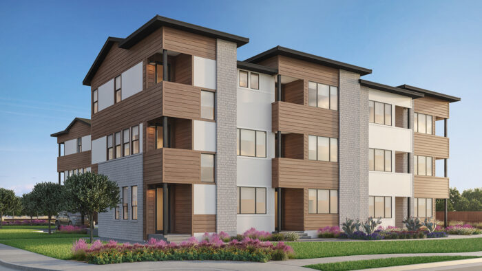 Rendering of Hudson at Belterra Village Streetscene