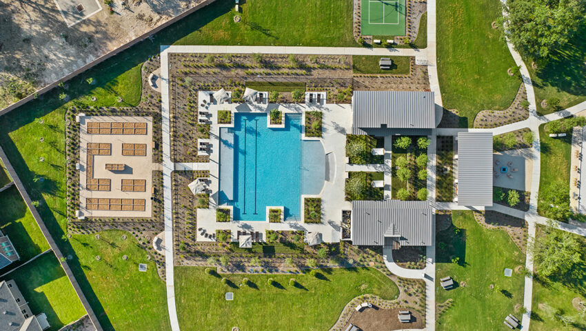 Anthem Master-planned Community Amenity Center Aerial Photo with Pool