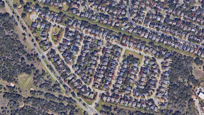 Vintage Place Circle C Aerial Photo